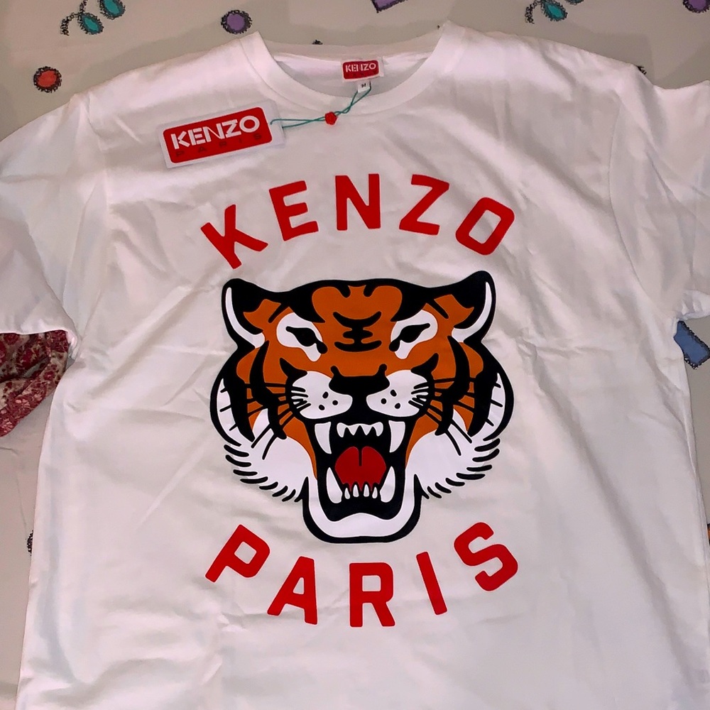 Kenzo Paris Lucky Tiger Tee size Medium
